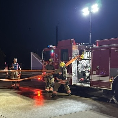 fire crews training