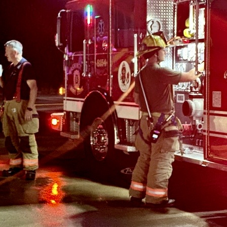 fire crews training