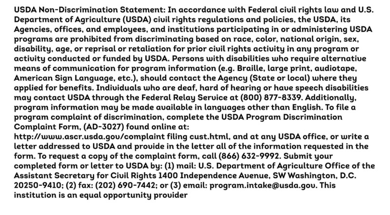 nondiscrimination statement