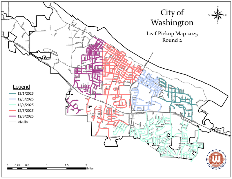 leaf pickup map dec 8
