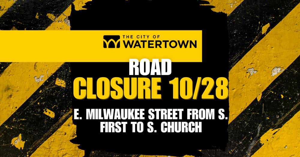 Road Closure October 28th