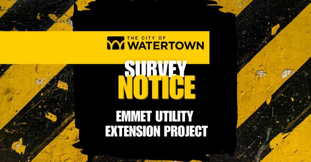Survey notice - Emmett utility extension project