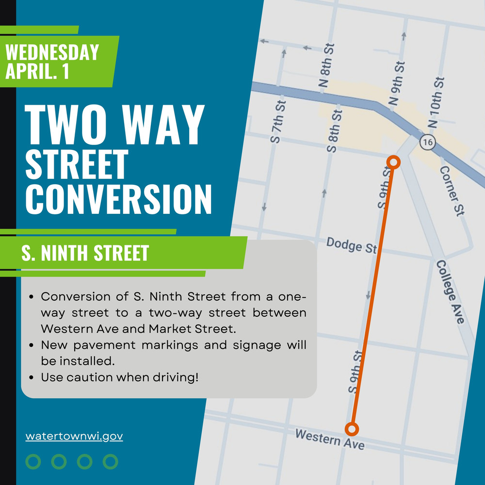 Two way street conversion