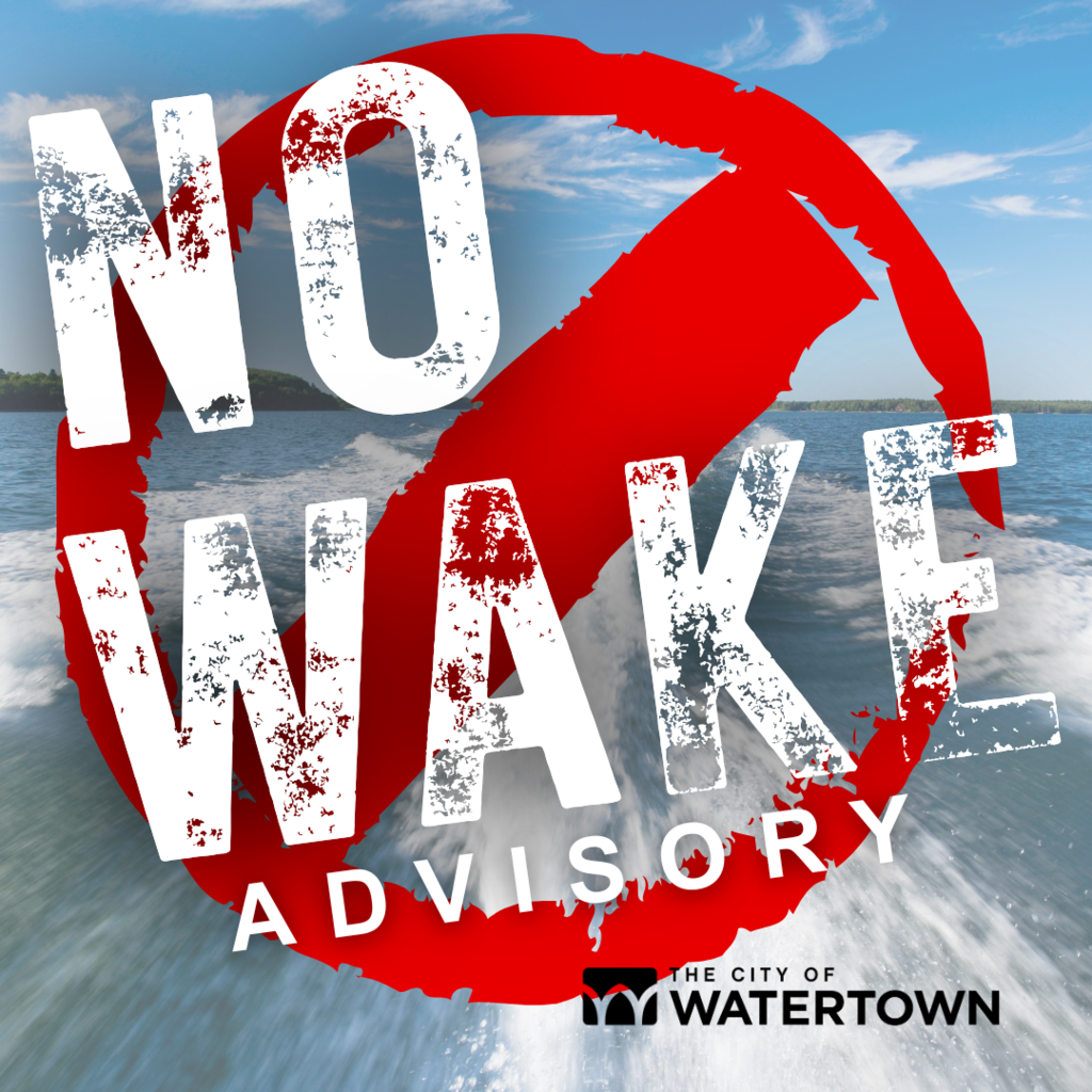 No Wake Advisory sign