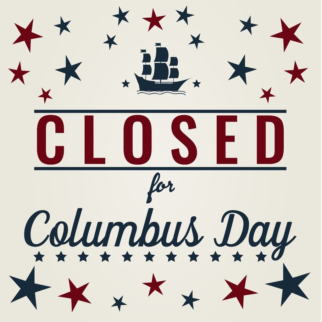 Columbus Day Closure