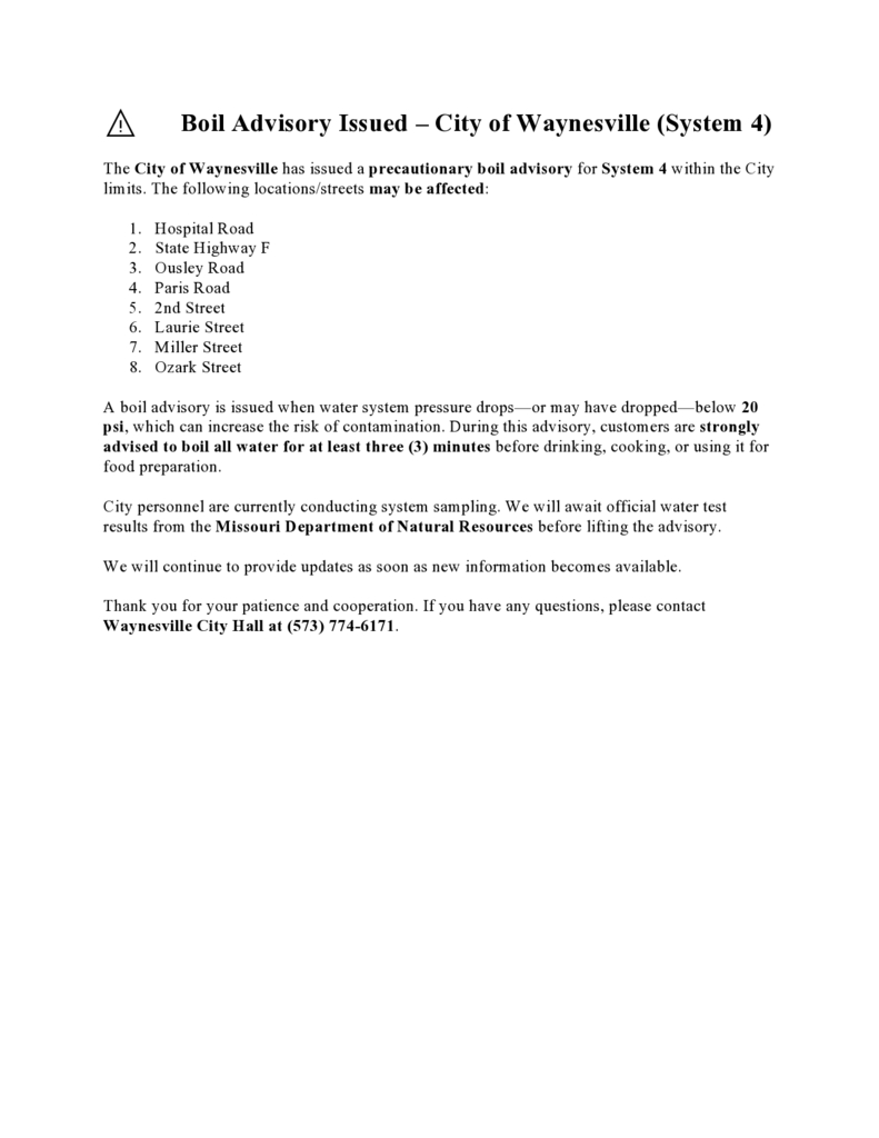 Boil Advisory Issued-page0001