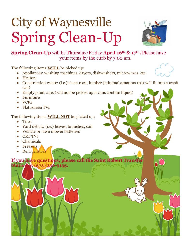 Spring Clean-Up Flyer