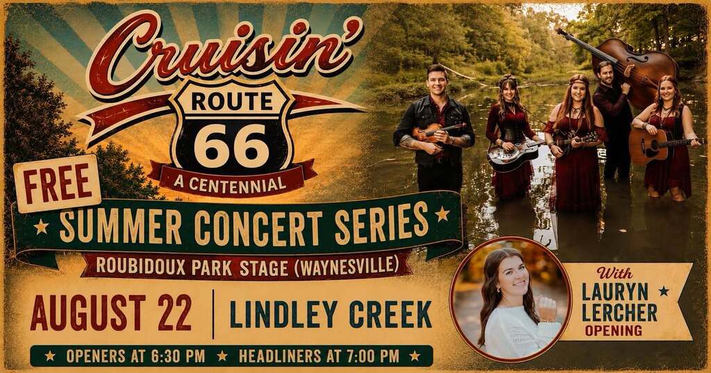 cruisin route 66 concert image of Lindley Creek and Lauryn Lercher