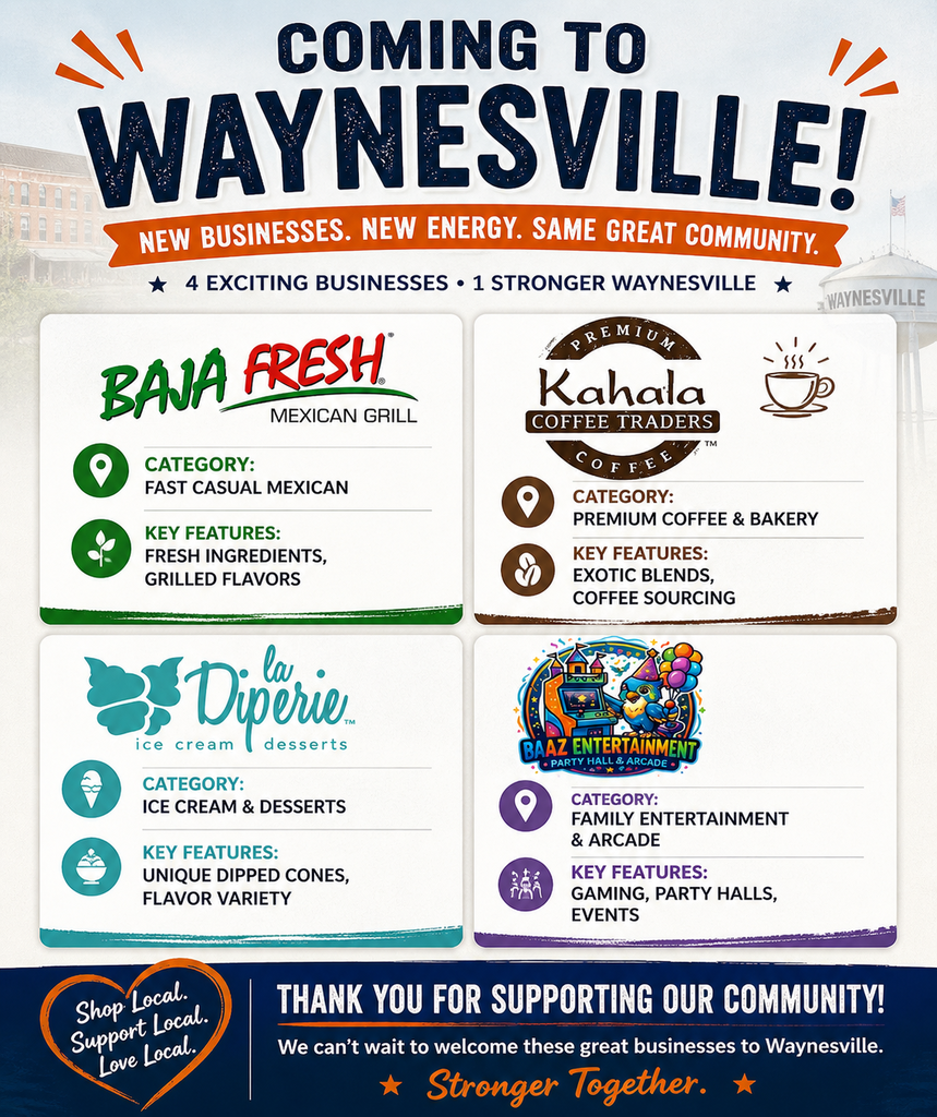 coming to waynesville businesses