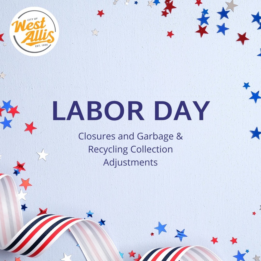 Labor Day closures graphic