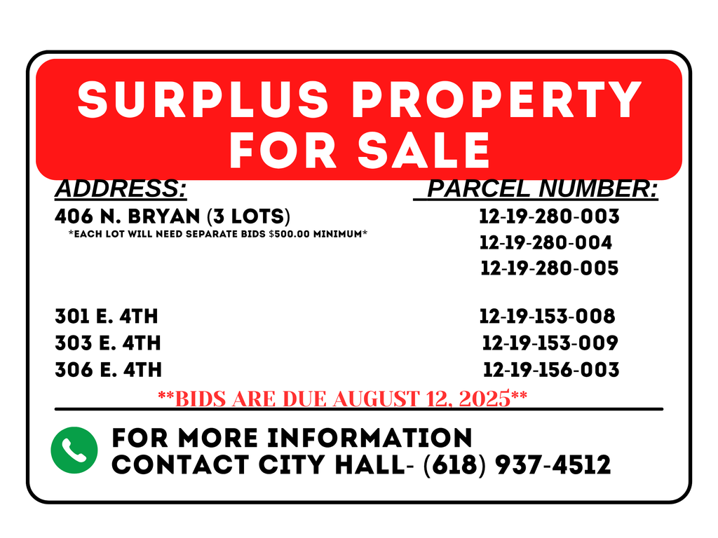 Surplus Property  for Sale