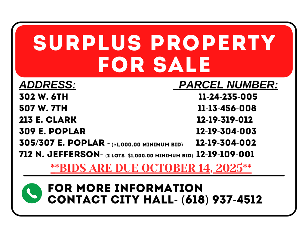 Surplus Property  for Sale