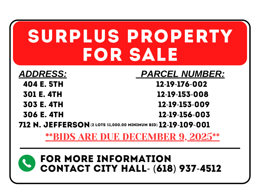 Surplus Property  for Sale