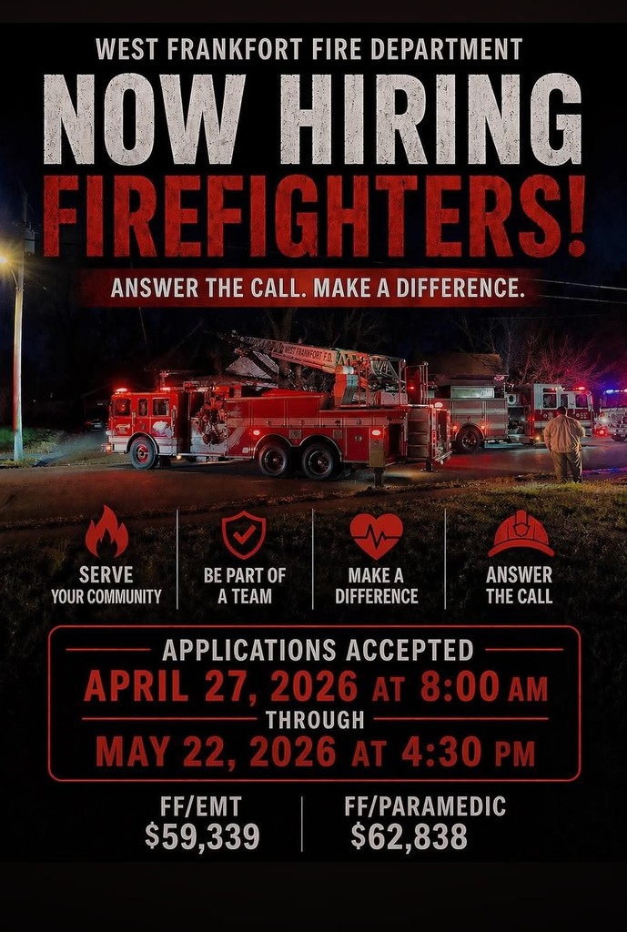 FIRE DEPARTMENT HIRING FLYER
