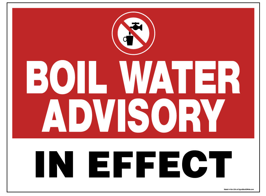 BOIL ORDER