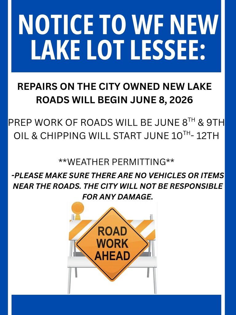 NEW LAKE ROAD WORK FLYER 2026