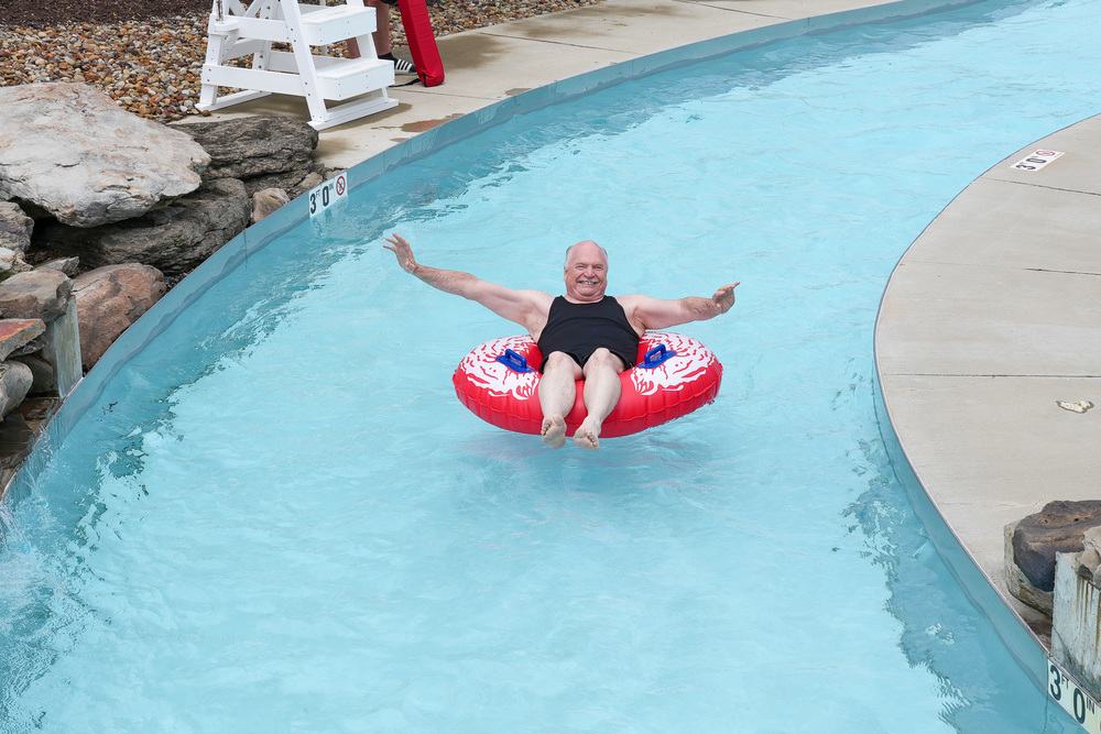 Pool Time With Mayor