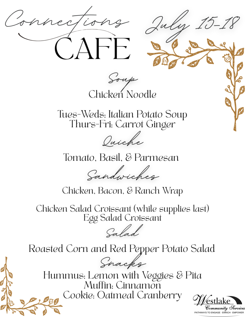 menu July 15-18