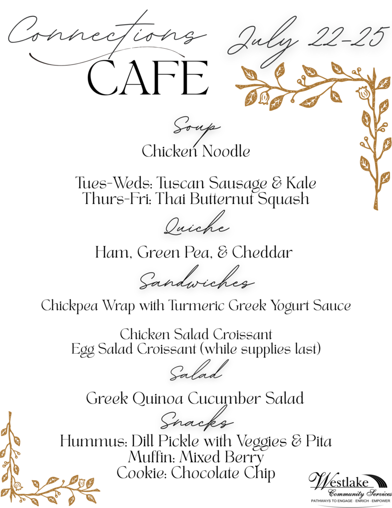 menu July 22-25