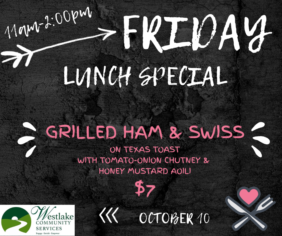 Connections Cafe Special - Grilled Ham and Swiss