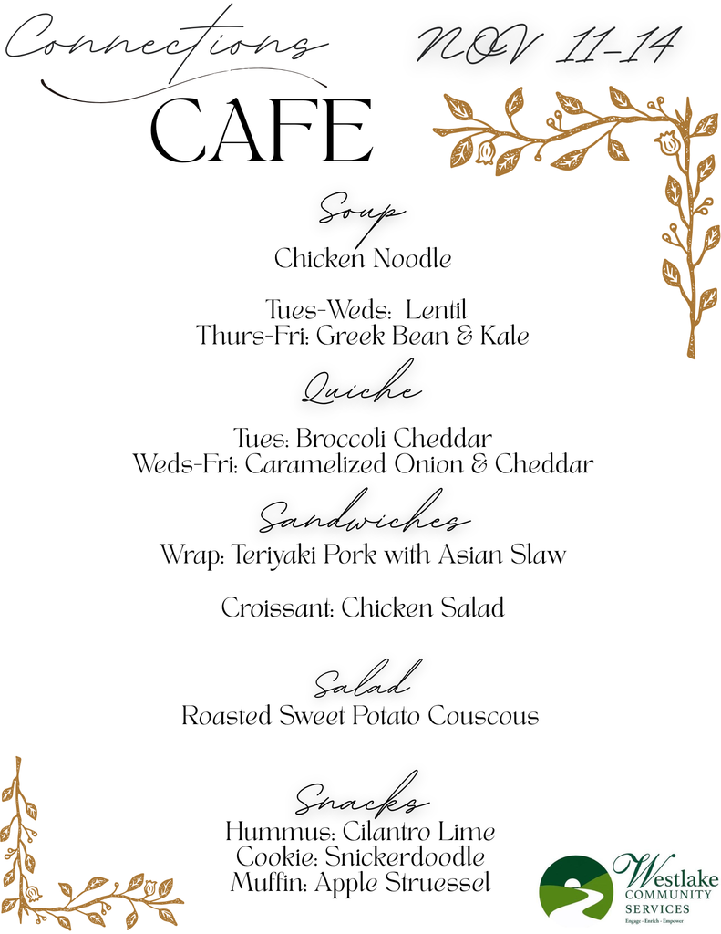 Cafe Menu November 11-14