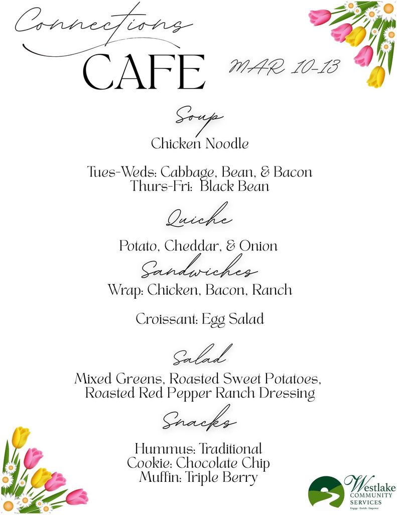 Connections Cafe Lunch Special