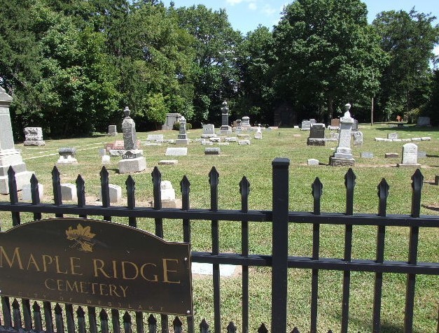Cemetery Stones at Maple Ridge