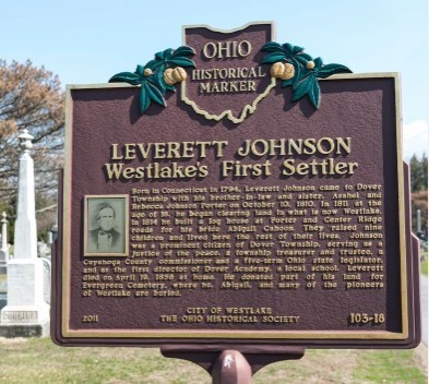 Leverett Johnson Historical Marker
