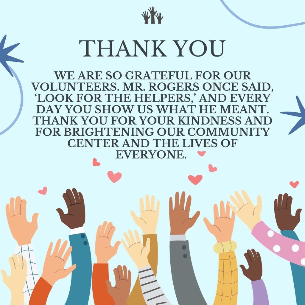 Thank you Volunteers