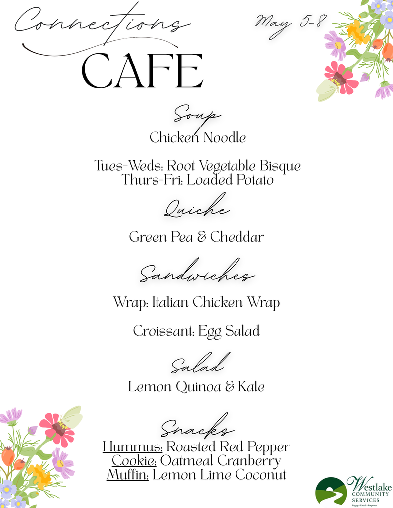 Menu May 5-8