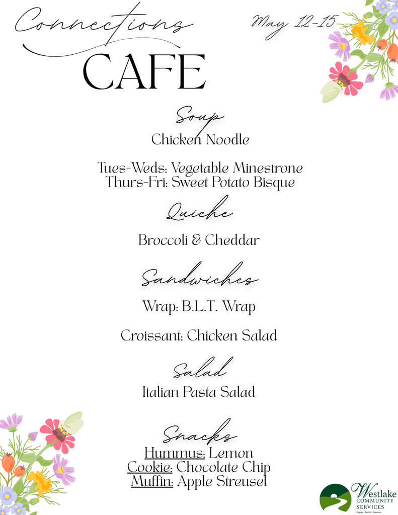 Connections Cafe Menu