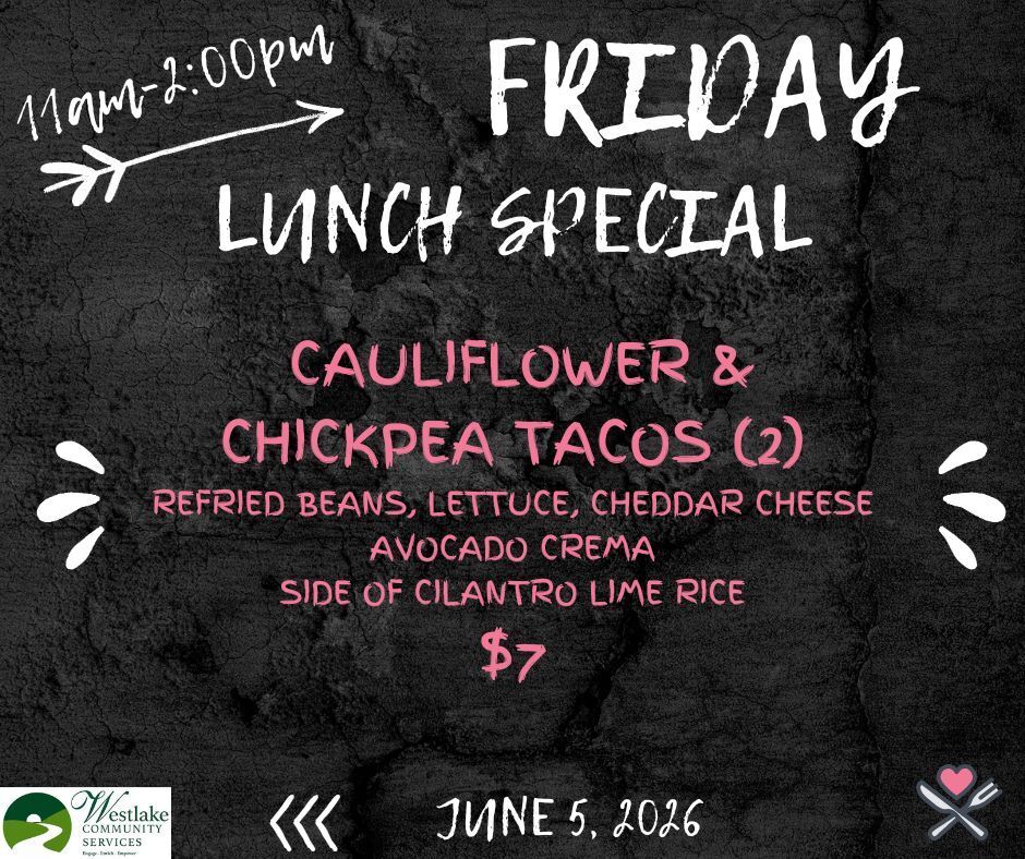 Friday Lunch Special