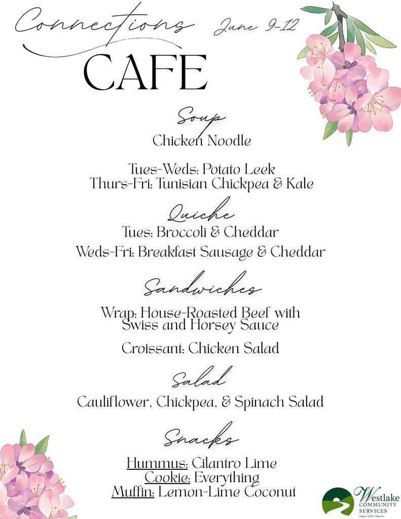 Connections Cafe Menu