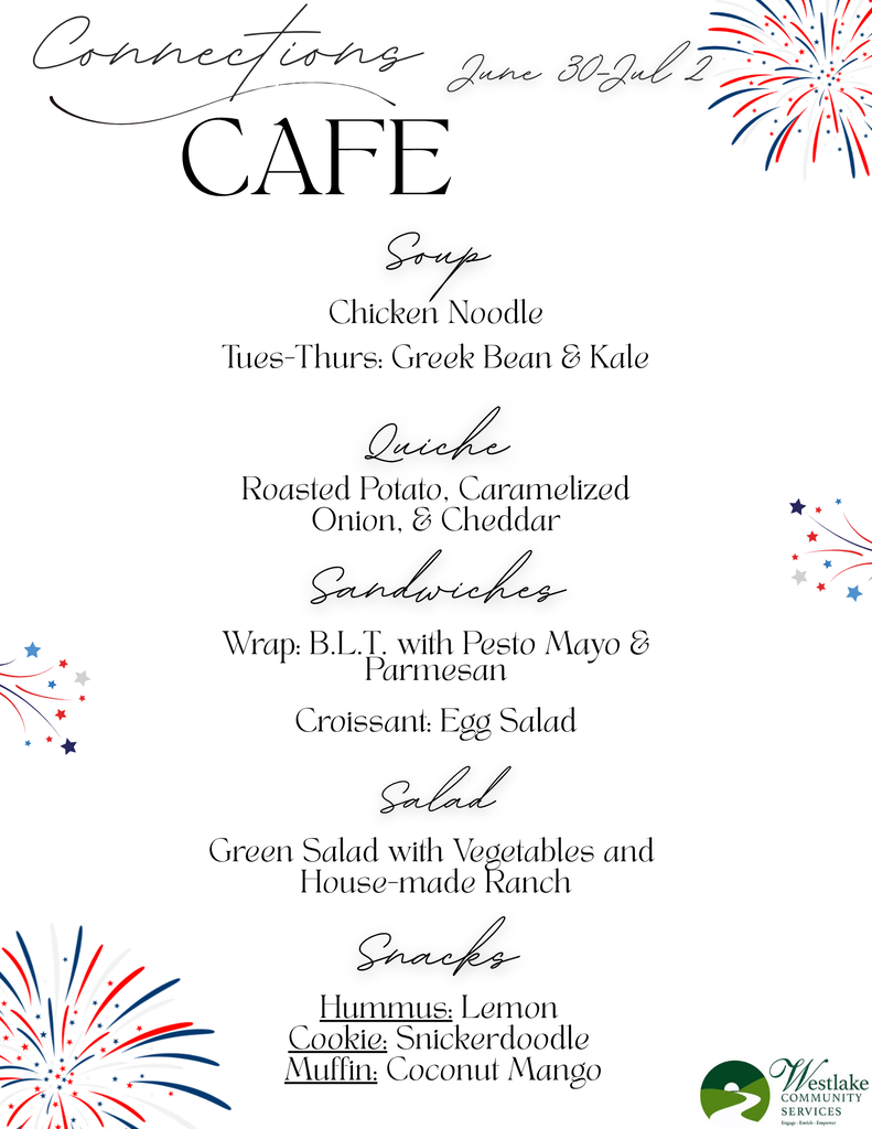 Cafe Menu