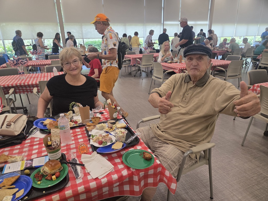 enjoying food