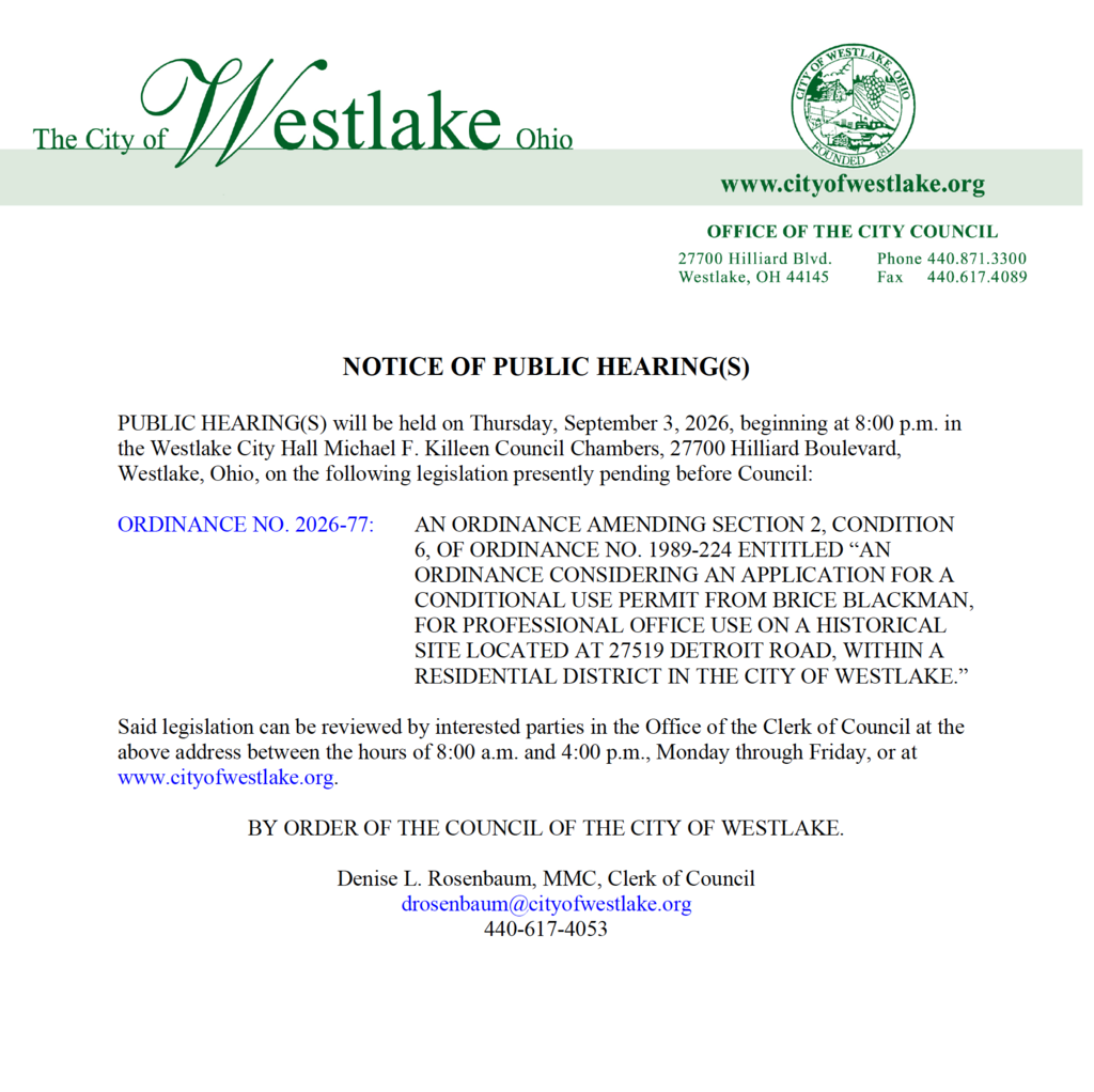 Public Hearing Notice