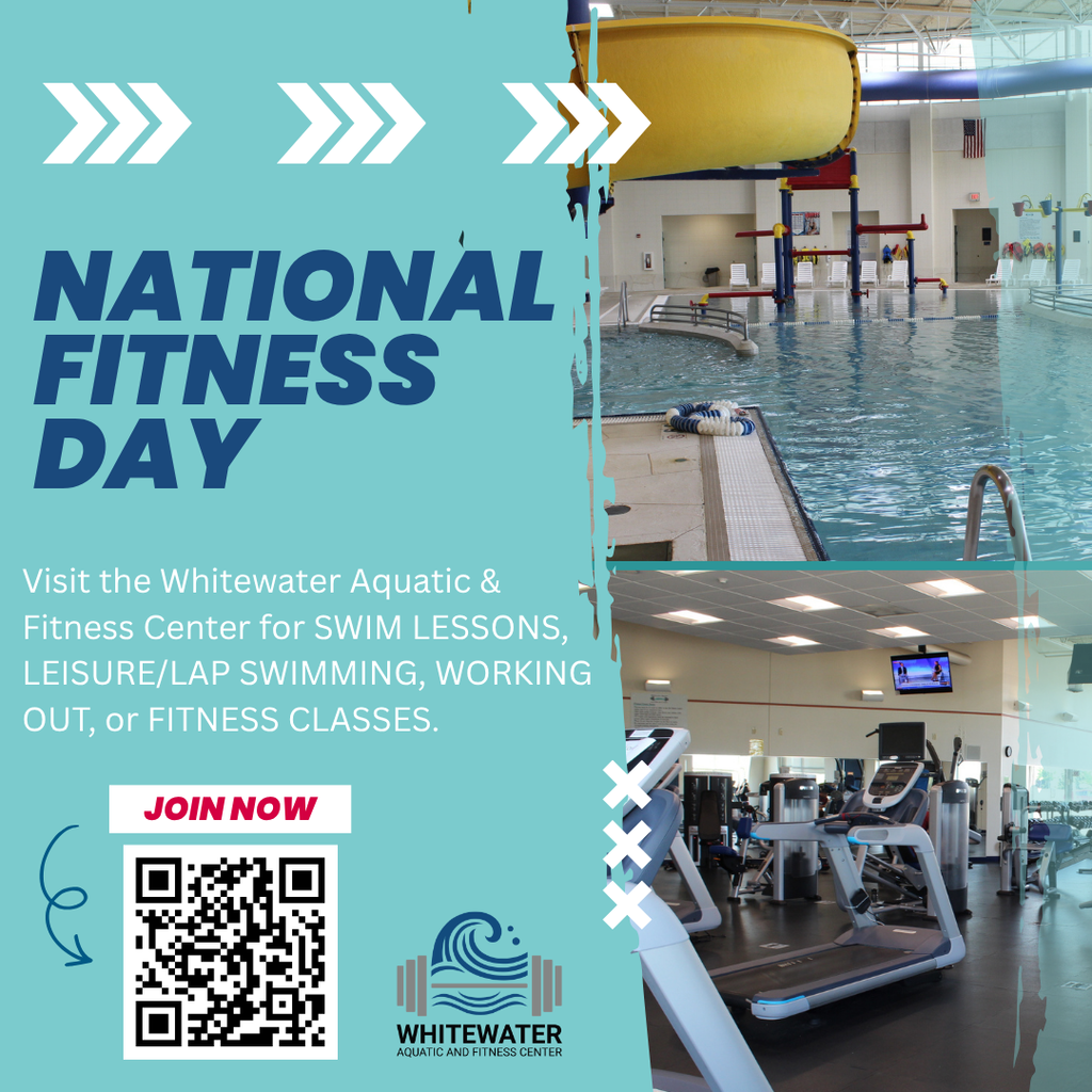 City of Whitewater presents National Fitness Day on May 1st.