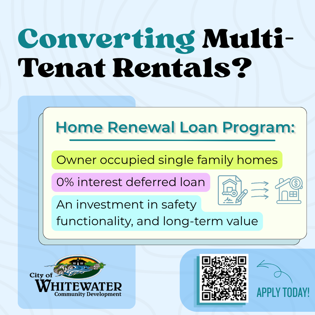 City of Whitewater's Housing Renewal Loan Program