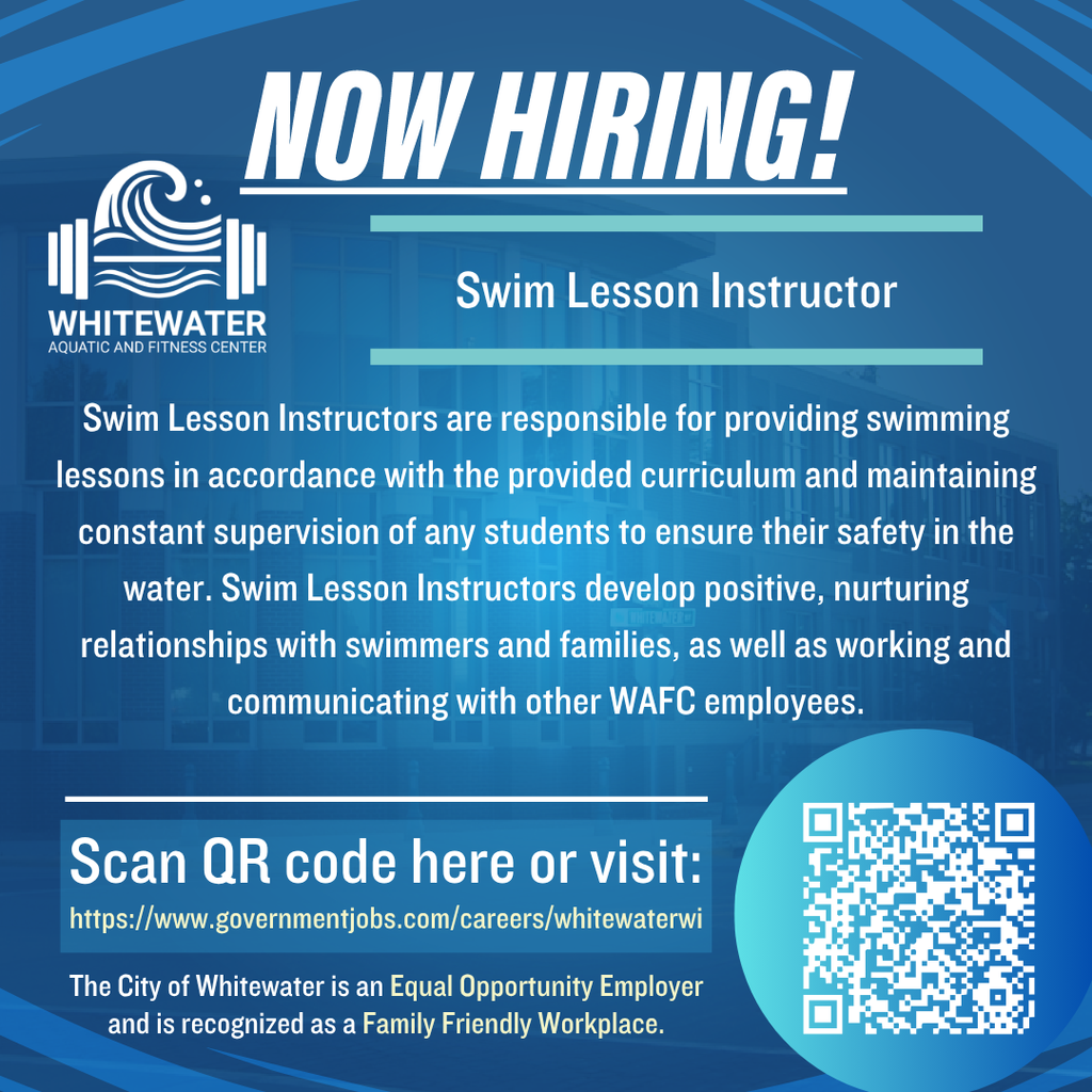 Now Hiring: Swim Lesson Instructor