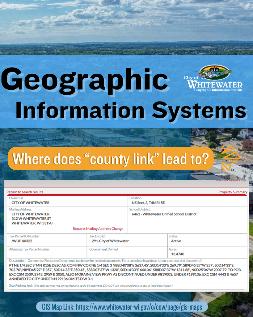 GIS: Where does county link lead to?