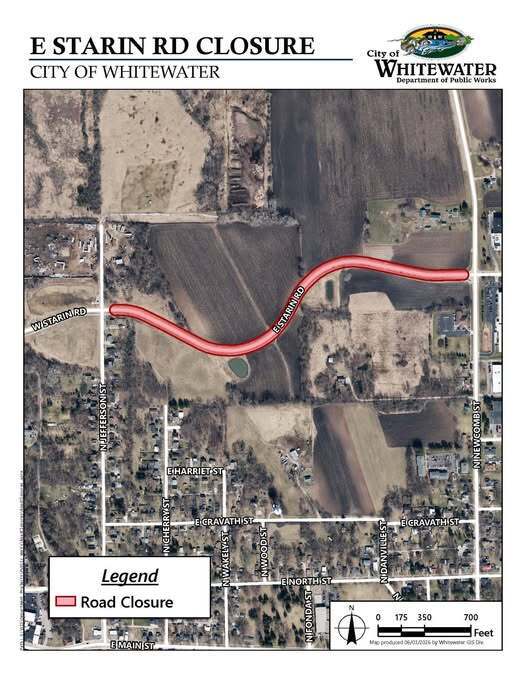 PSA: Starin Road Construction Updates