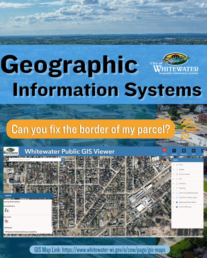 GIS: Can you fix the border of my parcel?