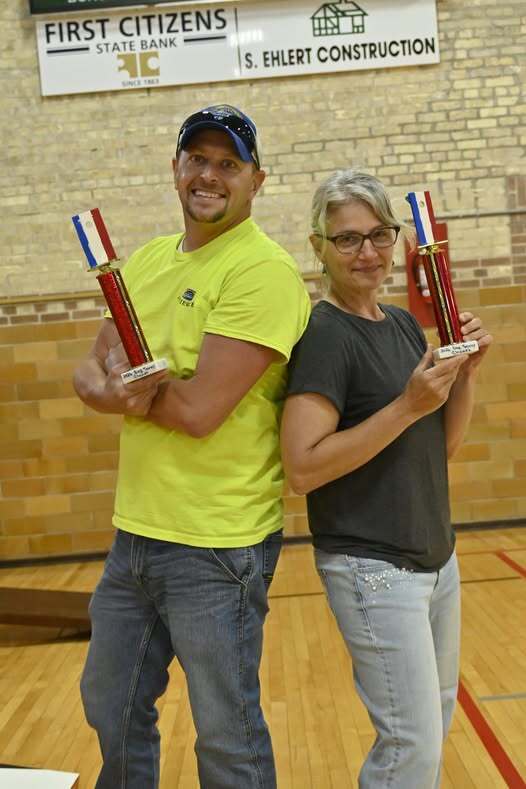 Cornhole champions from the employee appreciation picnic yesterday!