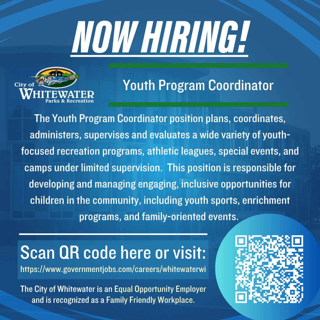 Now Hiring: Youth Program Coordinator
