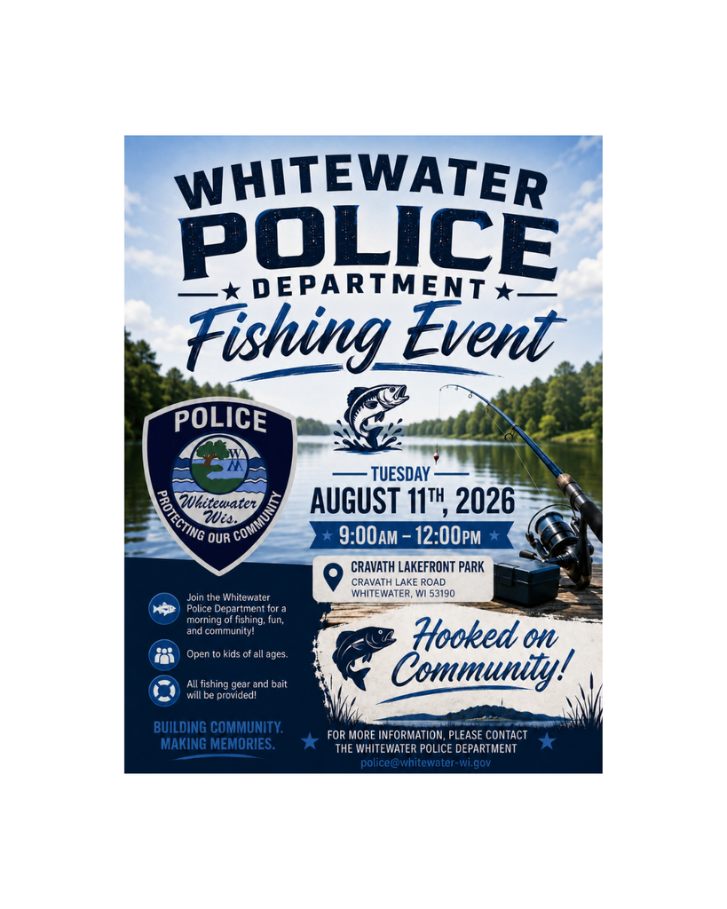 Whitewater Police Department Fishing Event
