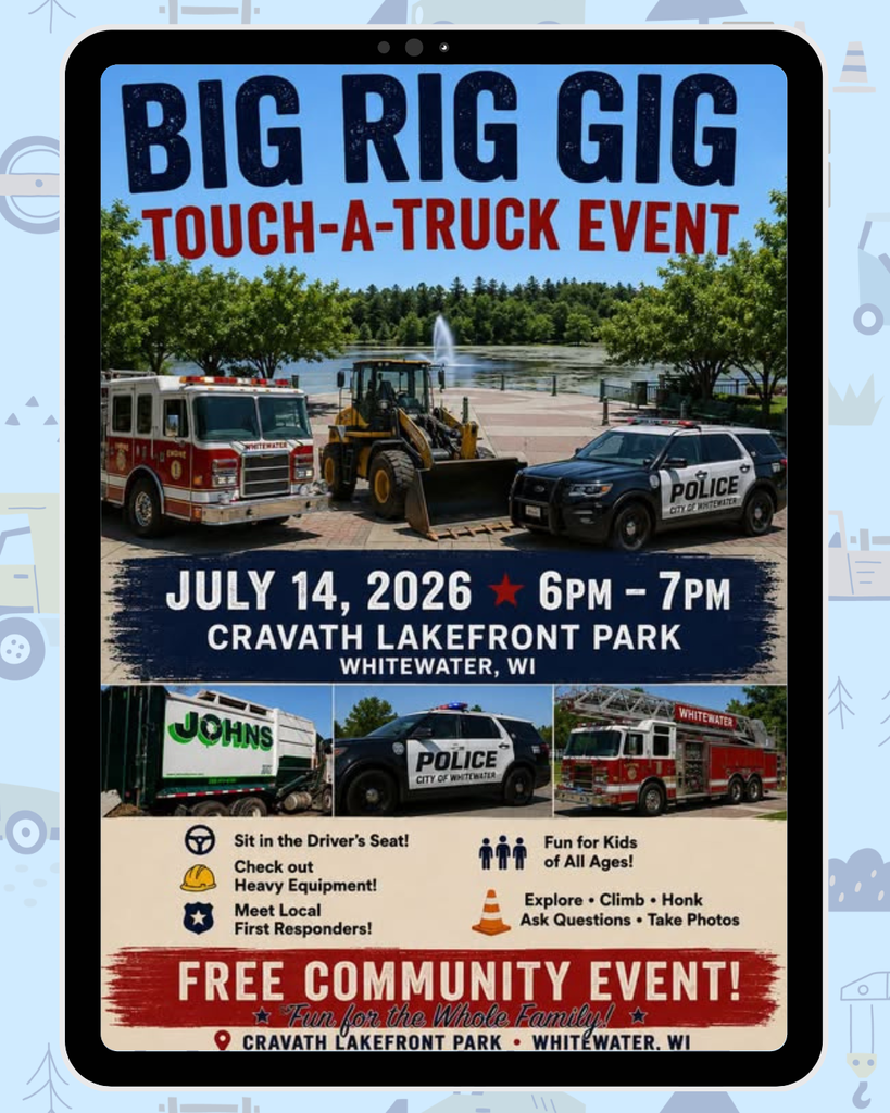 Concert in the Park: Big Rig Gig -- touch a truck event!