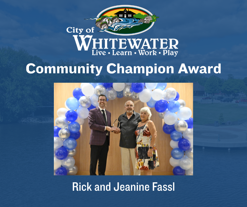 City Gala, Community Champion Award: Rick and Jeanine Fassel.