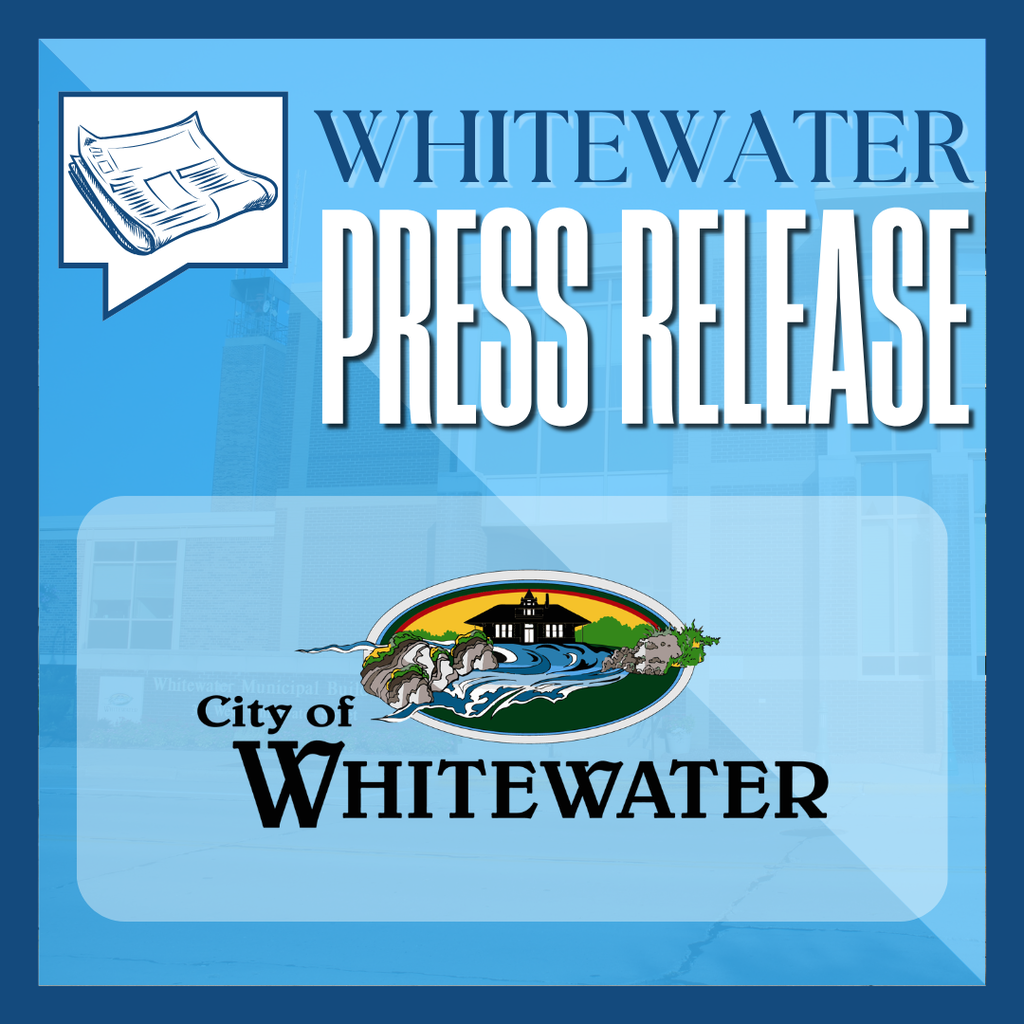 Press Release: City of Whitewater
