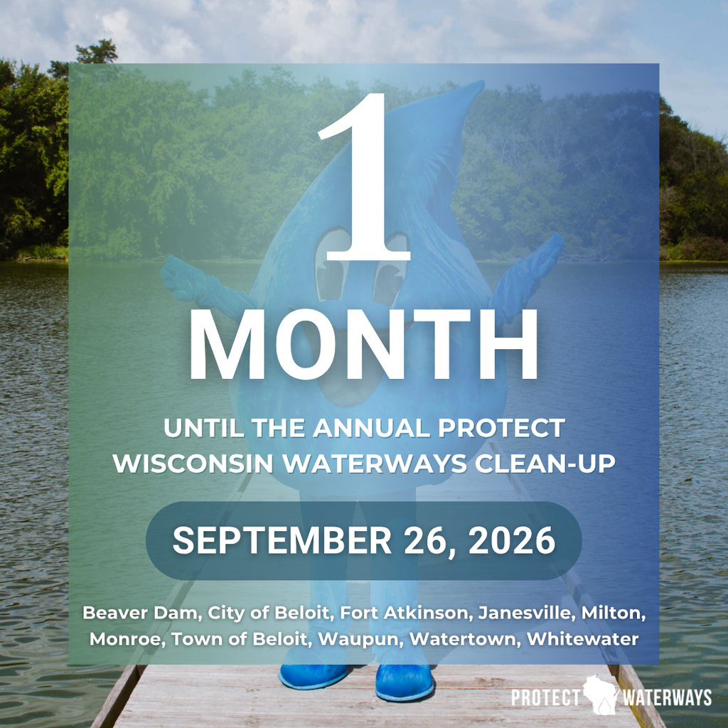 Protect Wisconsin Waterways Clean up on September 26th, 2026
