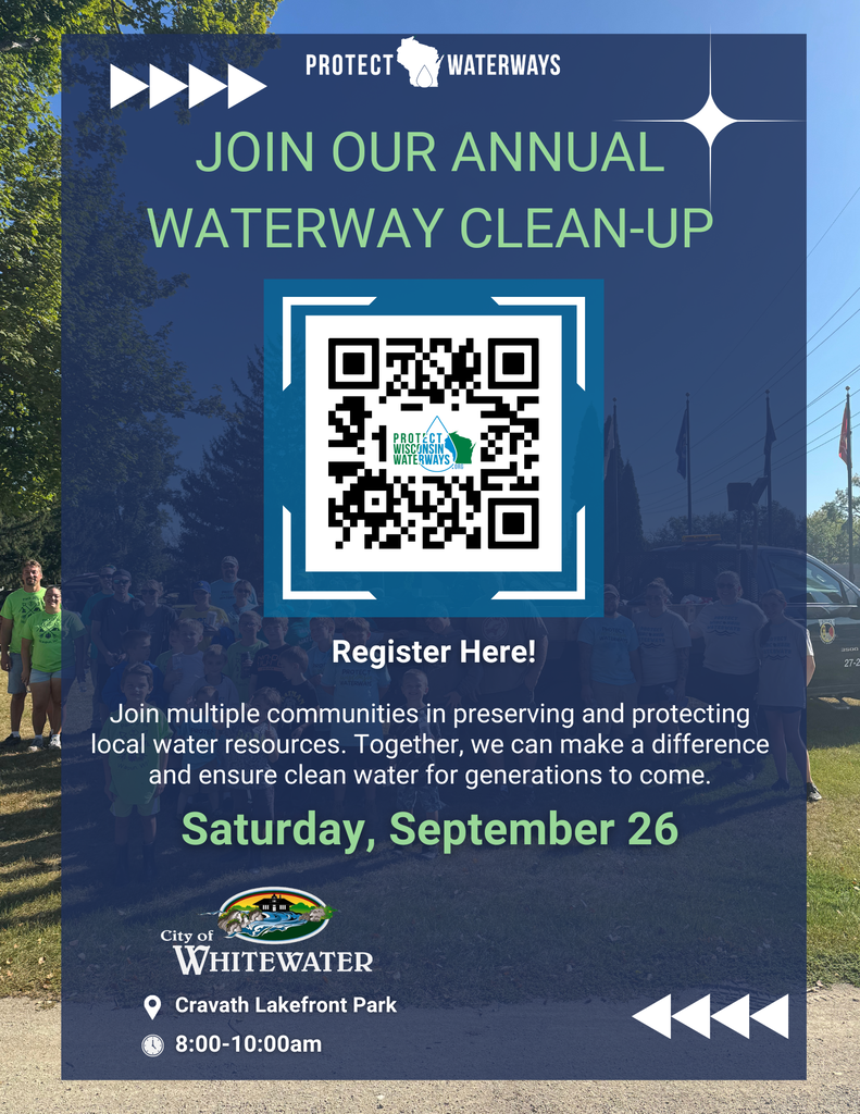 Protect Wisconsin Waterways Clean up on September 26th, 2026